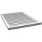 Ekena Millwork Vertical Surface Mount PVC Gable Vent: Functional, w/ 2"W x 2"P Brickmould Sill Frame, 28"W x 38"H GVPVE28X3803SF - alternate 5